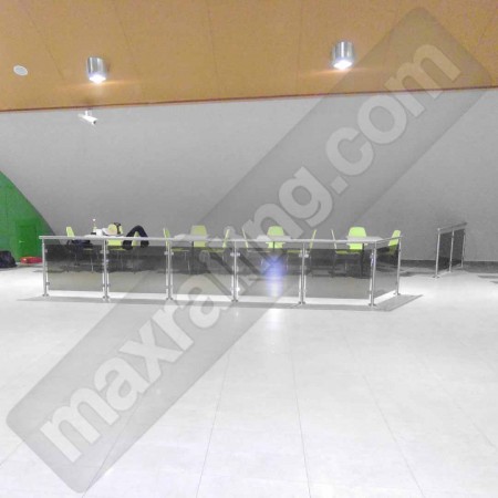 Парапети от инокс и  стъкло